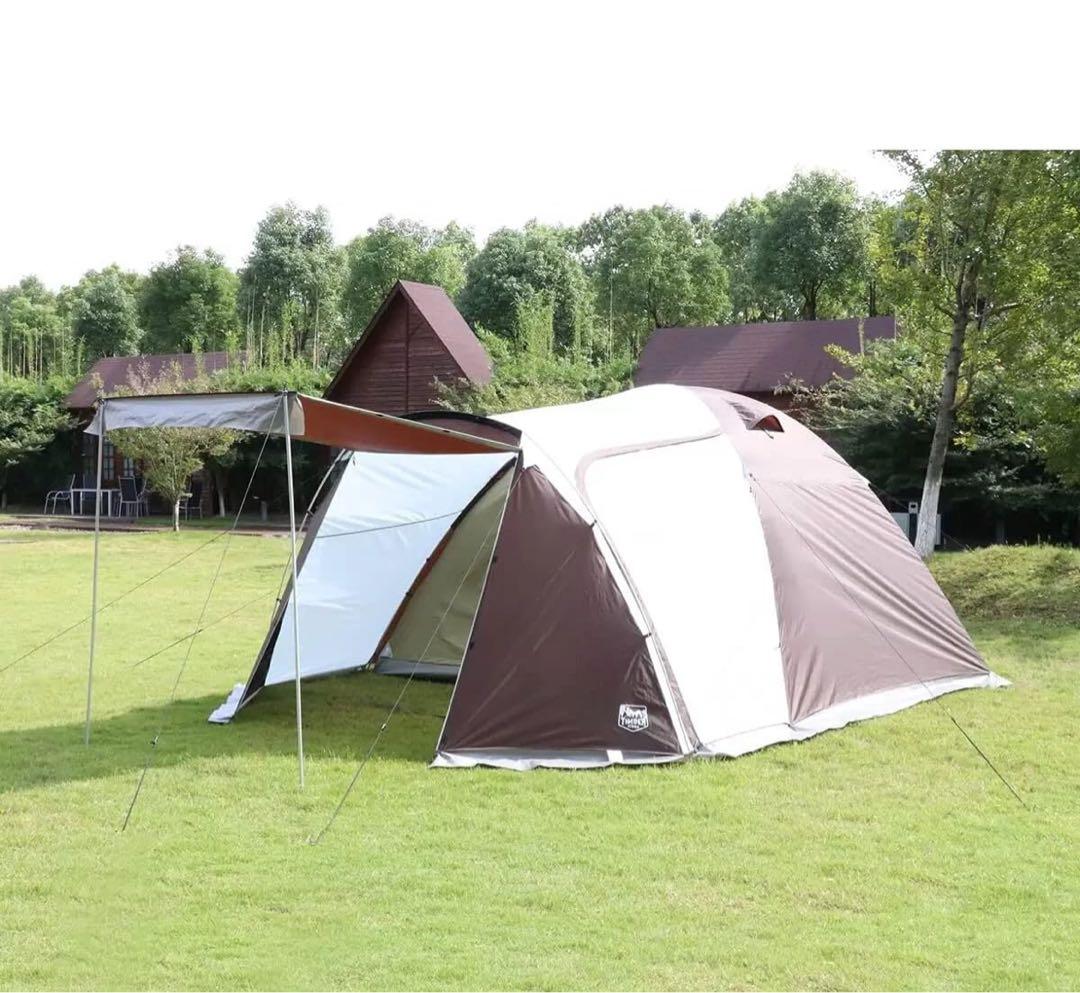 TIMBER RIDGE ドーム型テント 大人6人用 ブラウン