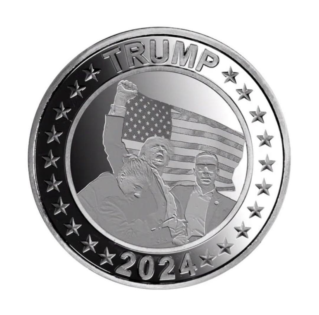 トランプ 2024 銀製 1トロイオンス