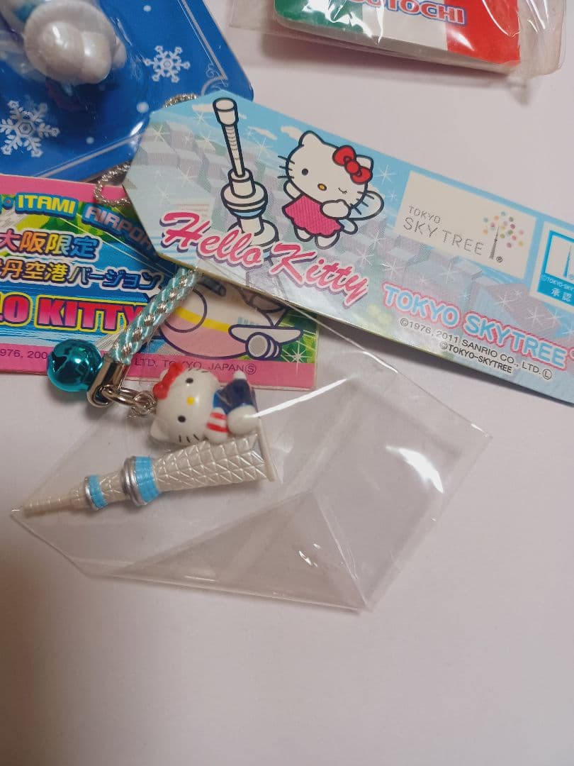 ご当地　ハローキティ　マスコット　根付け　ストラップ　キーホルダー　まとめ売り