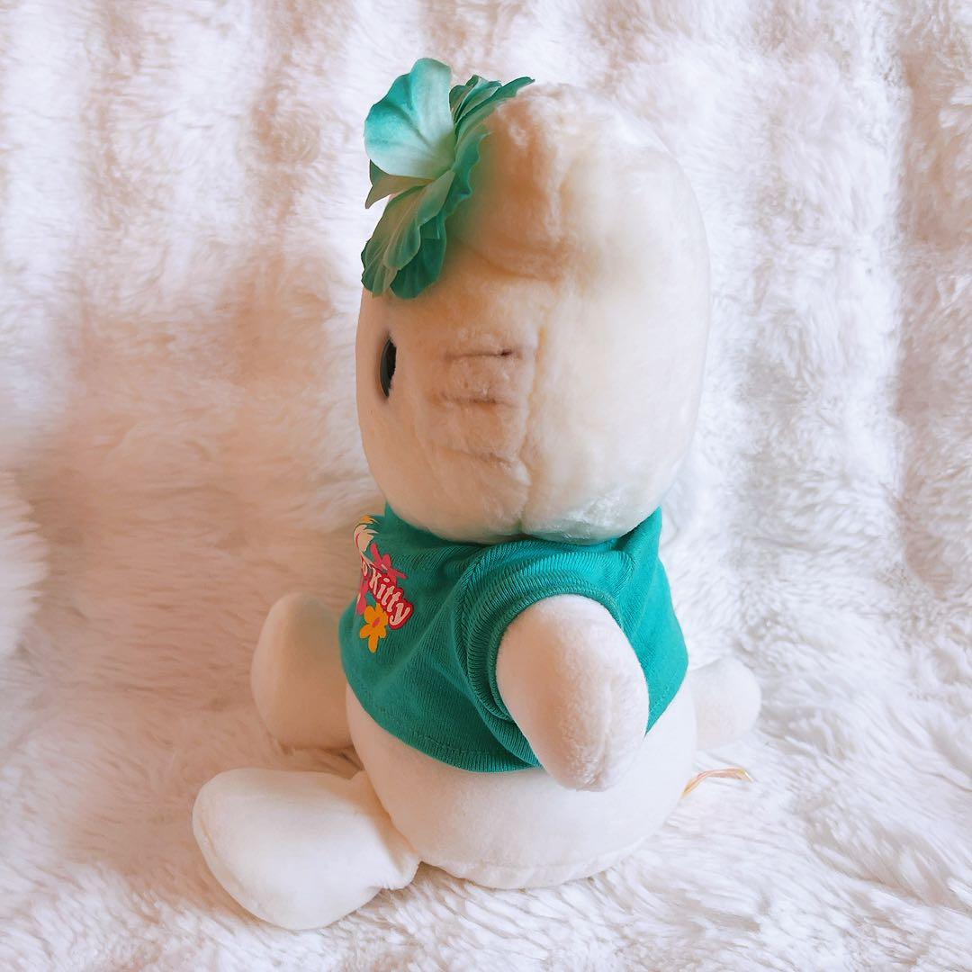 希少レア　ハローキティ　ぬいぐるみ　ハイビスカス　サマー　サーフ　平成レトロ