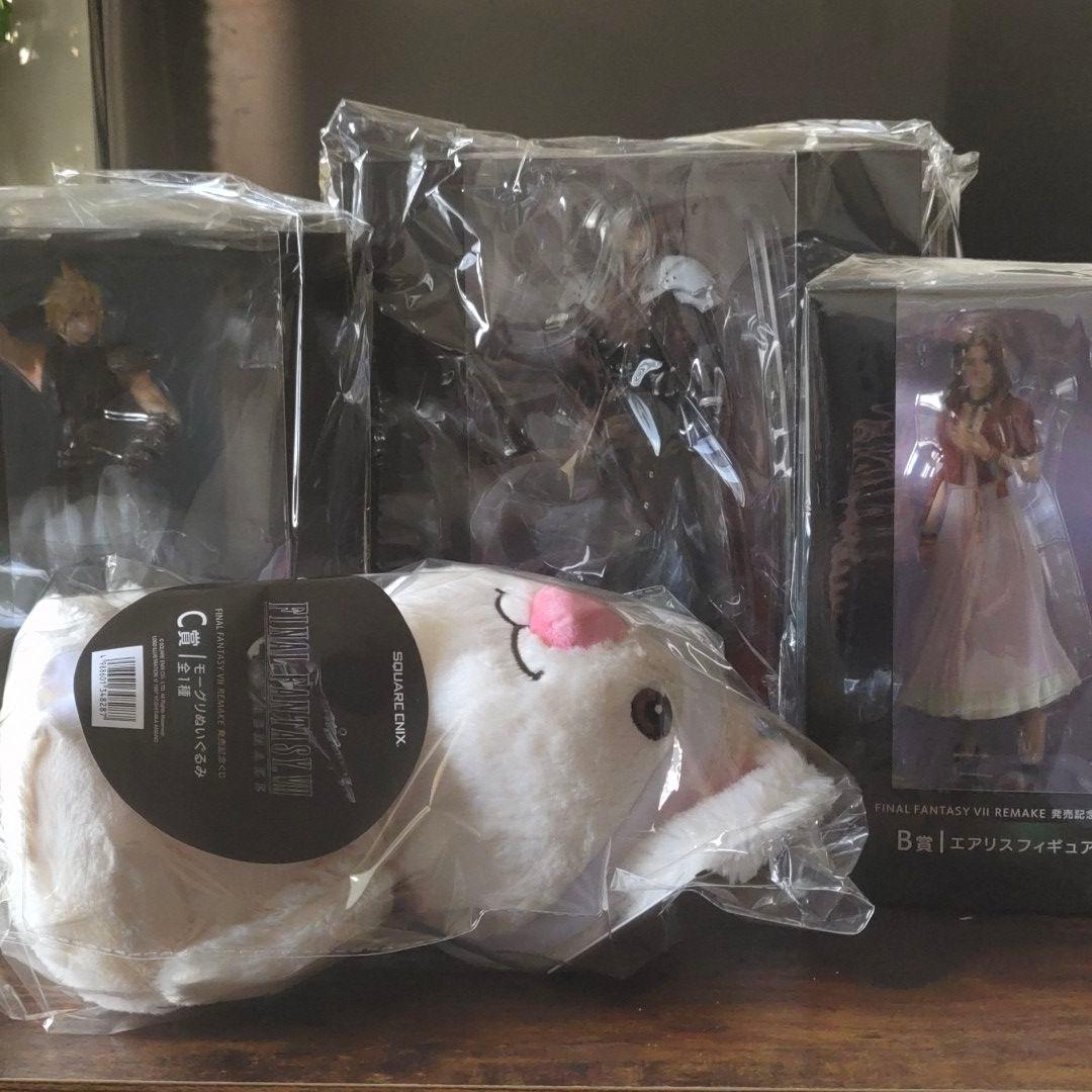 FF7 一番くじ セフィロス クラウド エアリス モーグリ