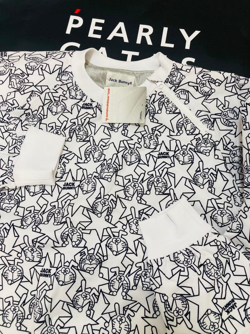 新品 ジャックバニー ドラえもん ラミネートタフタ中綿スニードジャック6 LL白