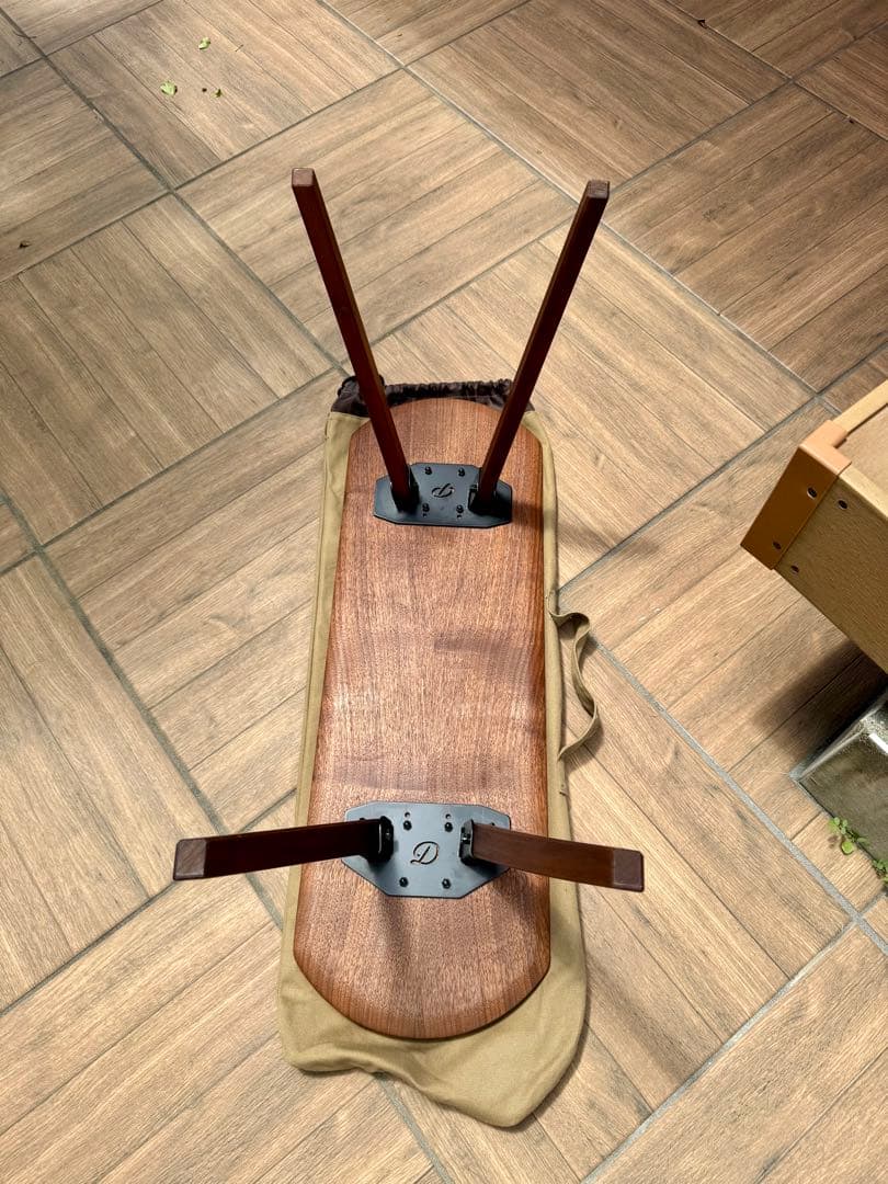 【希少】 ダッパーパンチ　サイドテーブル&脚セット　キャンプ