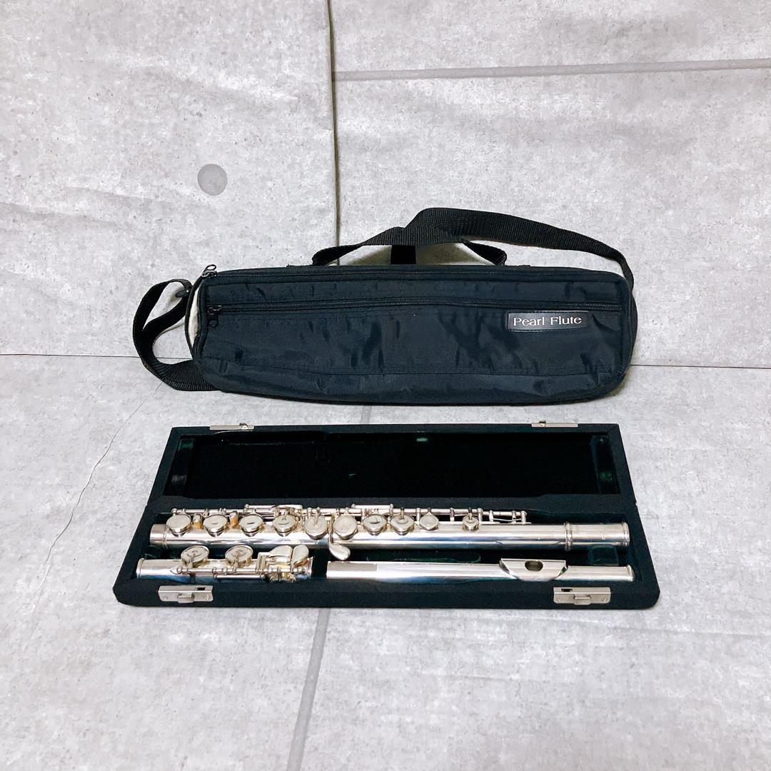pearl flute フルート PF-525 リップ銀製 Eメカ C足部管