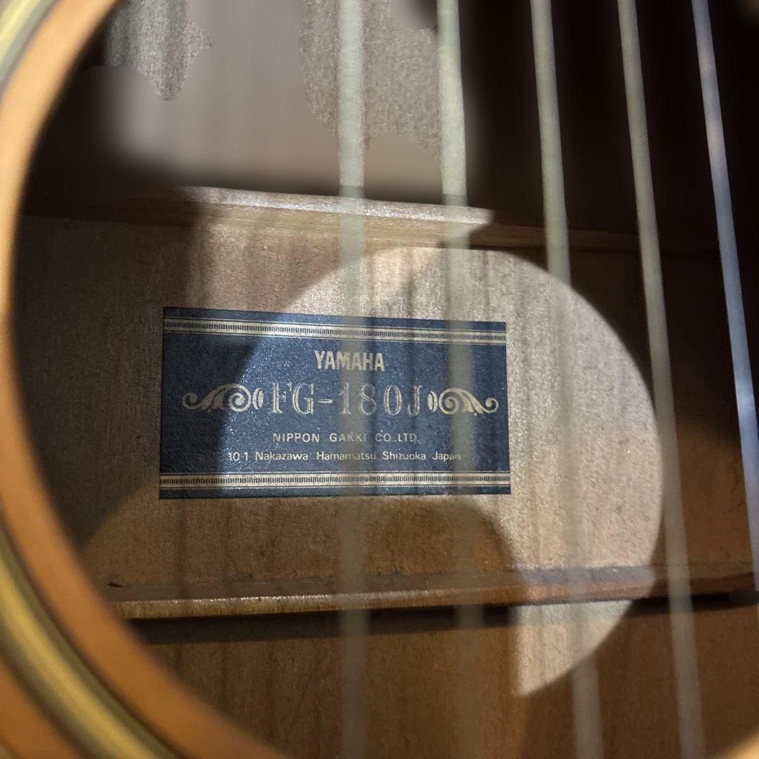 YAMAHA アコースティックギター FG-180J 黒ラベル