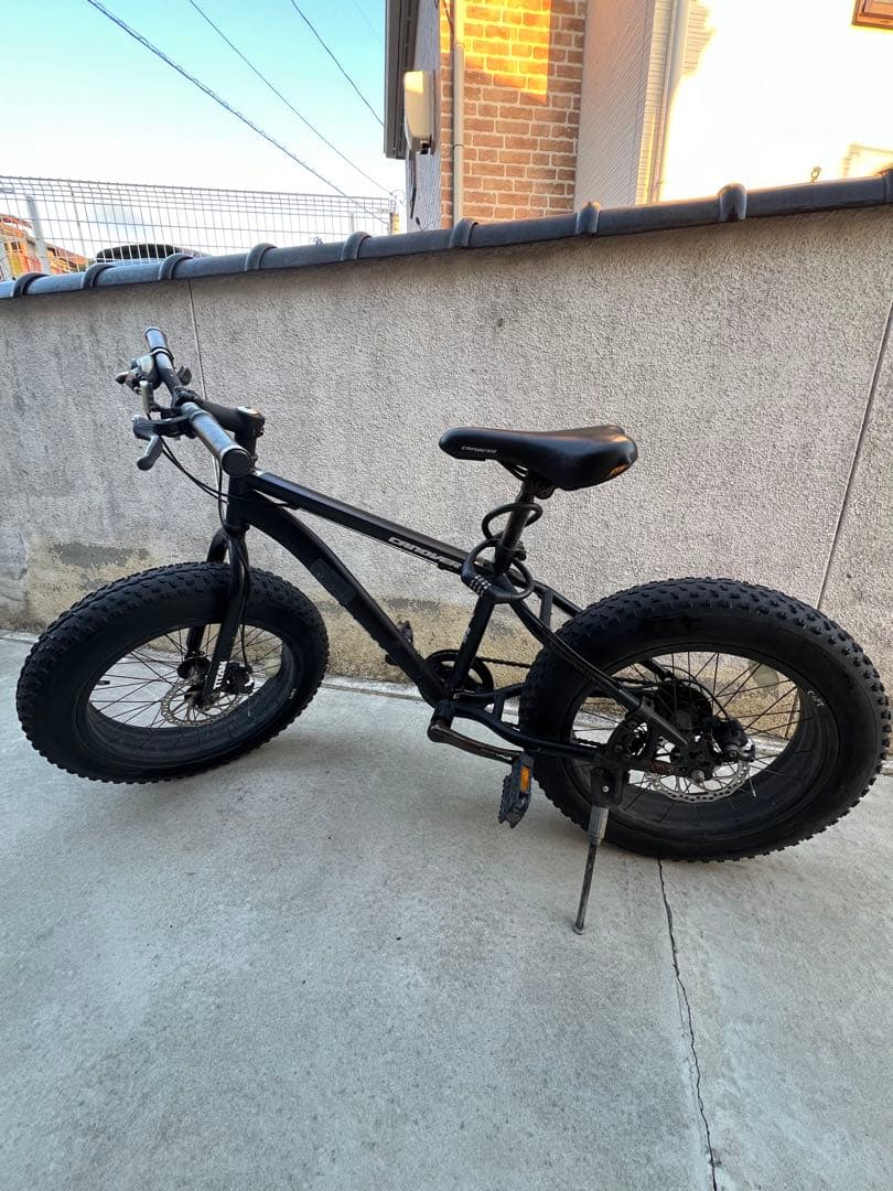 ブラック ファットバイク マウンテンバイク