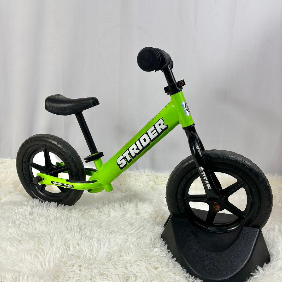 【美品】STRIDER ストライダー　グリーン　緑　バランスバイク