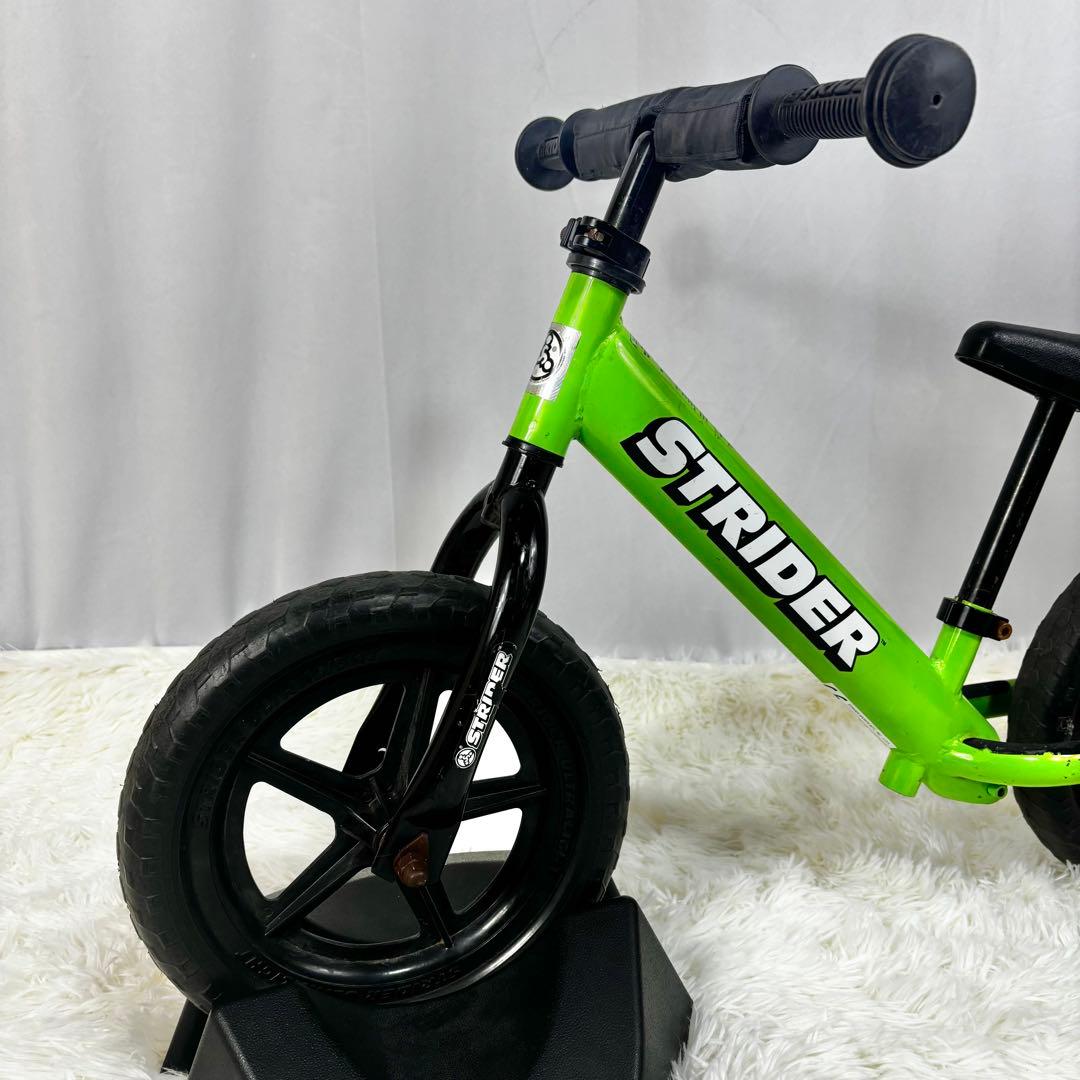 【美品】STRIDER ストライダー　グリーン　緑　バランスバイク
