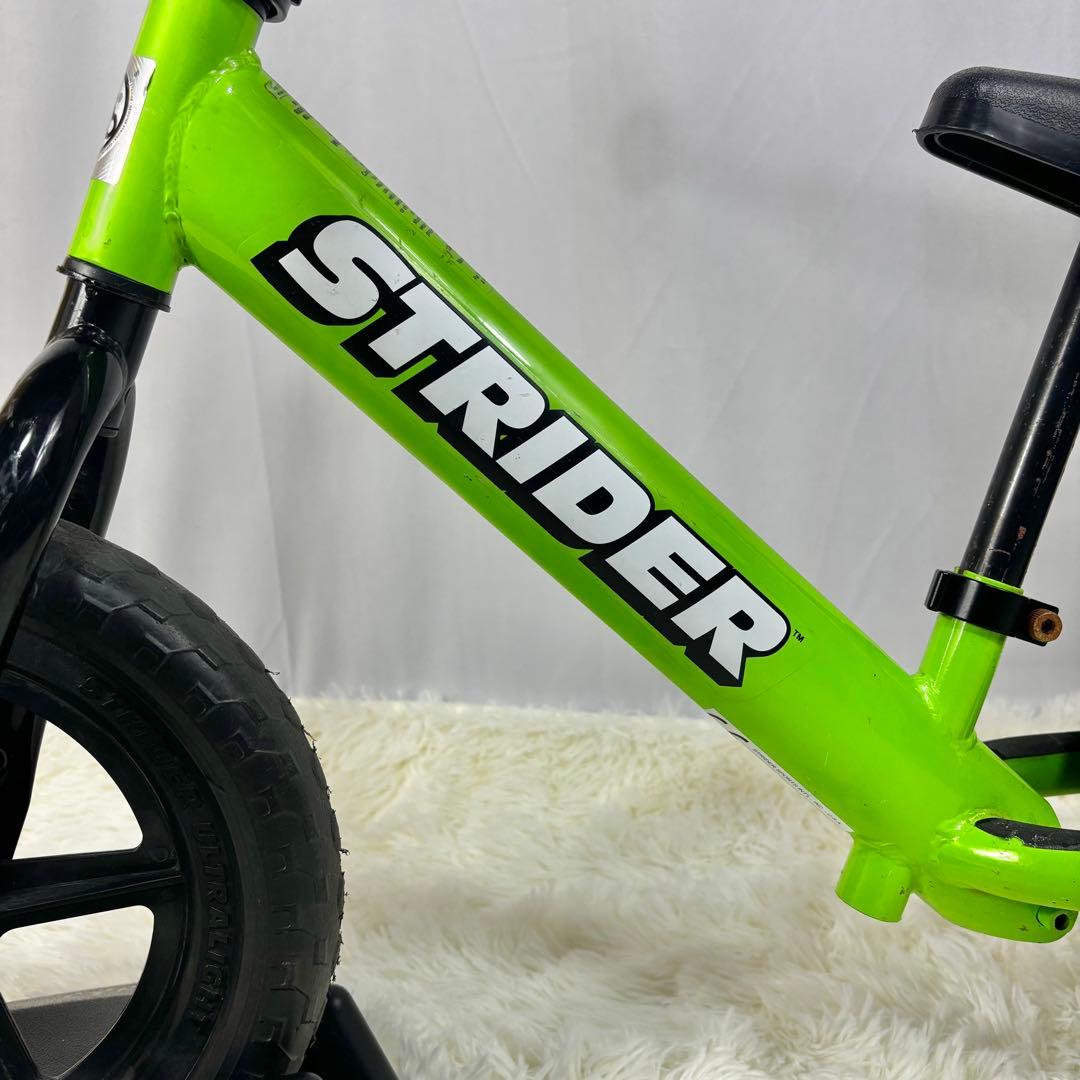 【美品】STRIDER ストライダー　グリーン　緑　バランスバイク