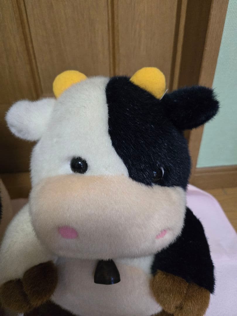 ヒロクンハウス レトロ 牛 ぬいぐるみ　特大　２個セット