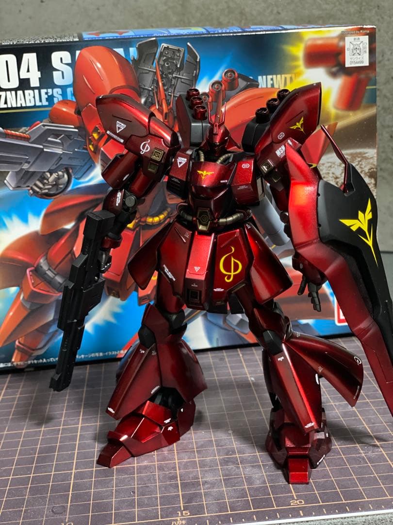 HG MSN-04 サザビー 1/144 キャンディ塗装