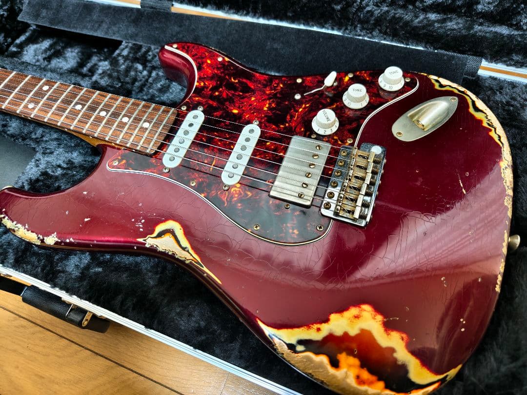 ギター Xotic XSC-2 Dark Candy Apple Red
