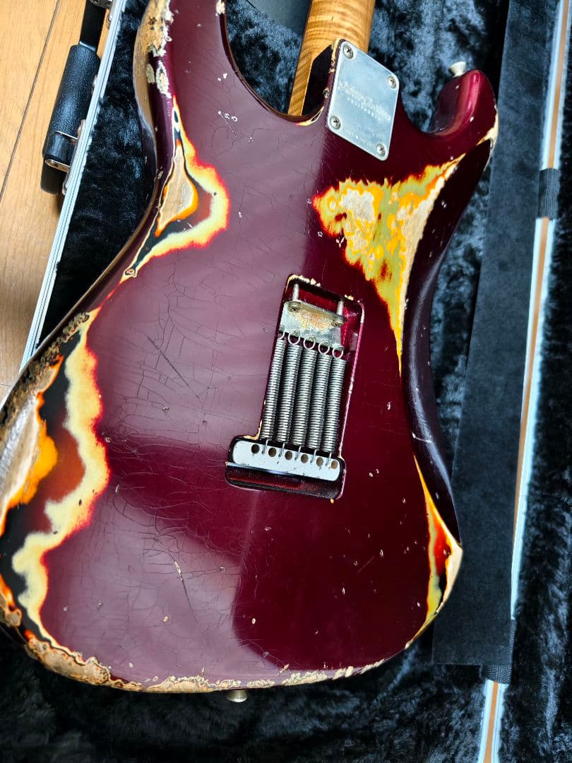 ギター Xotic XSC-2 Dark Candy Apple Red