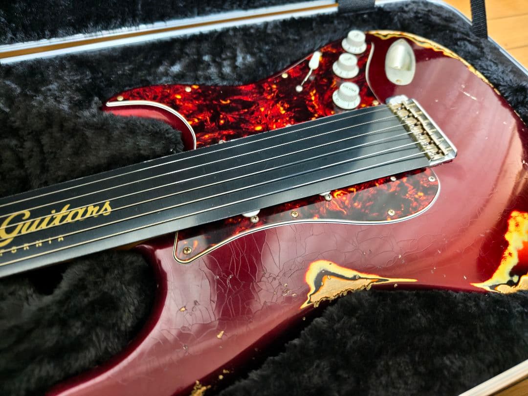 ギター Xotic XSC-2 Dark Candy Apple Red