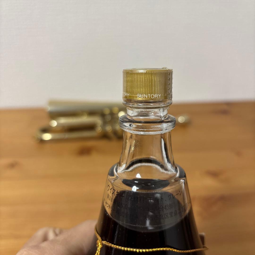 サントリーウイスキー　響 楽器シリーズ トランペット型ボトル　未開封