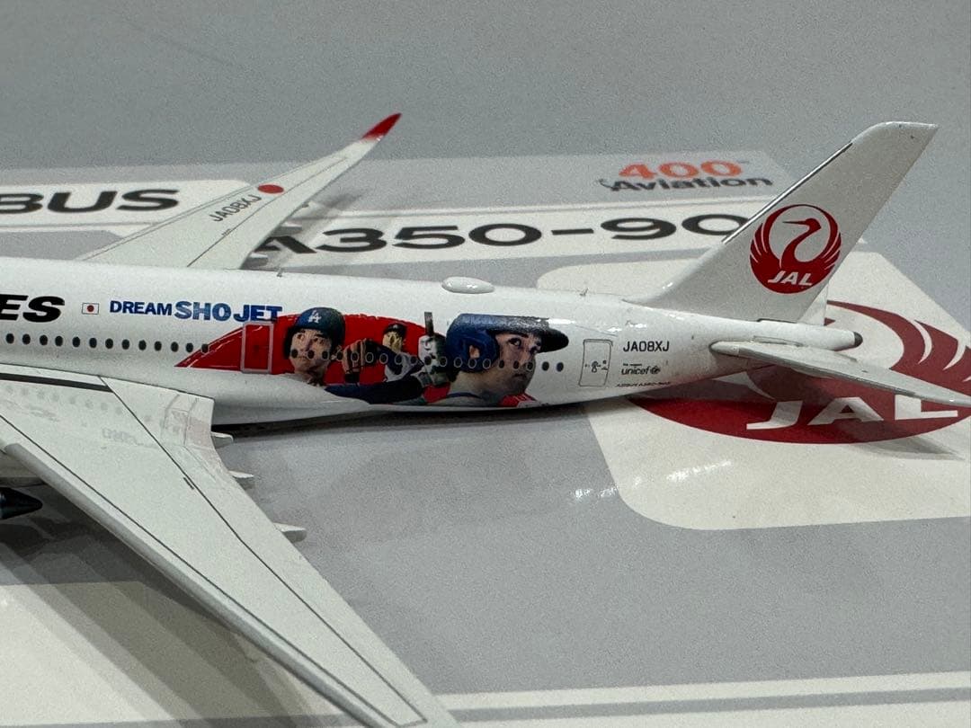 【レア物】JAL大谷翔平ジェット A350 1/400スケール