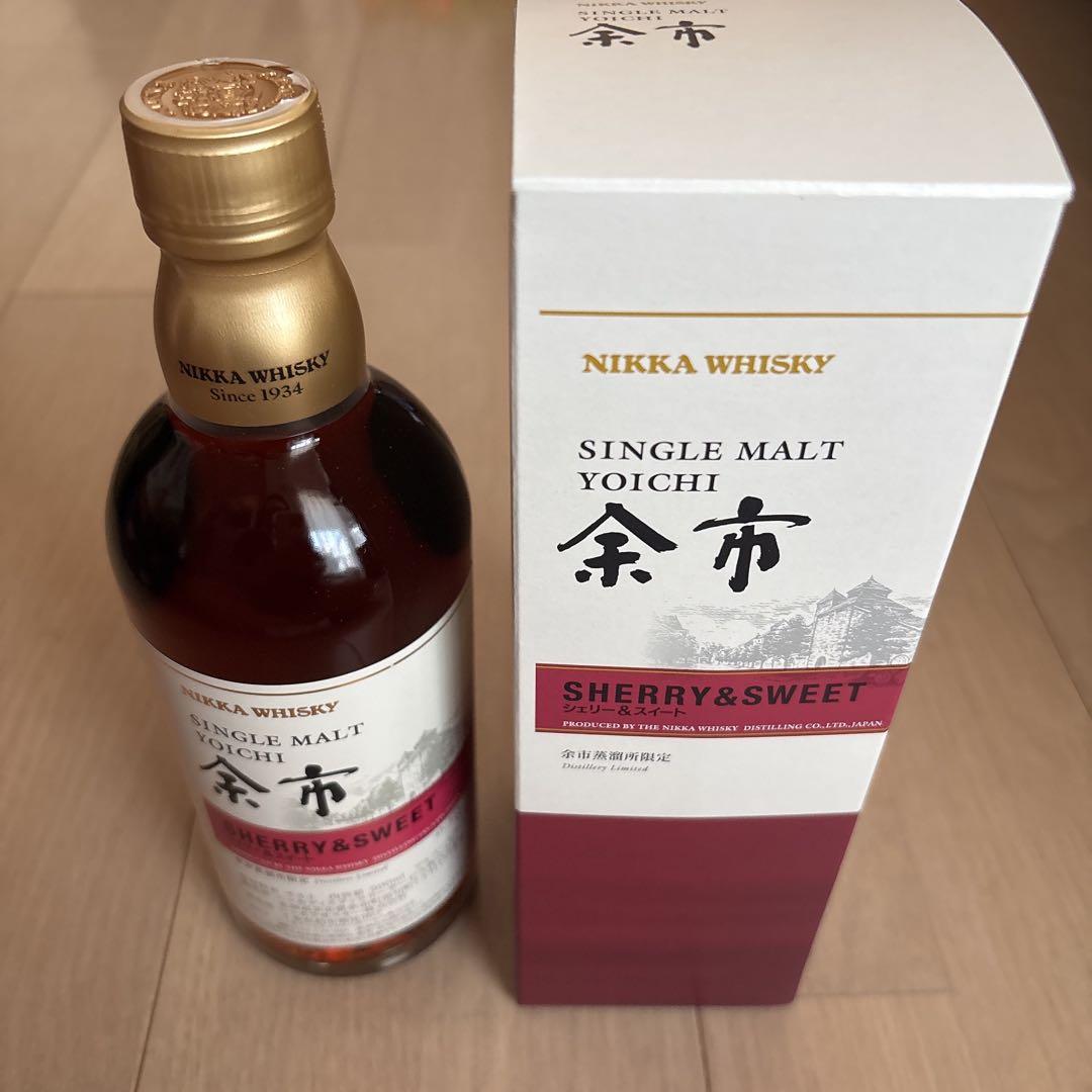NIKKA WHISKY シングルモルト 余市 シェリー&スイート 箱付き