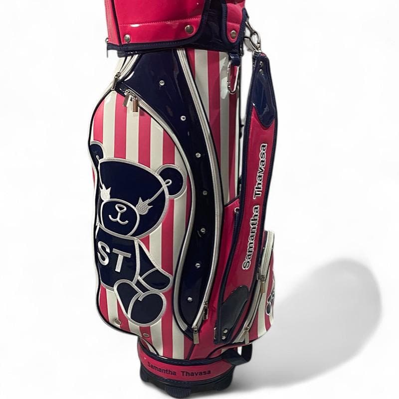 サマンサタバサ エナメル カート キャディバッグ ベア アイミー 5分割 9型