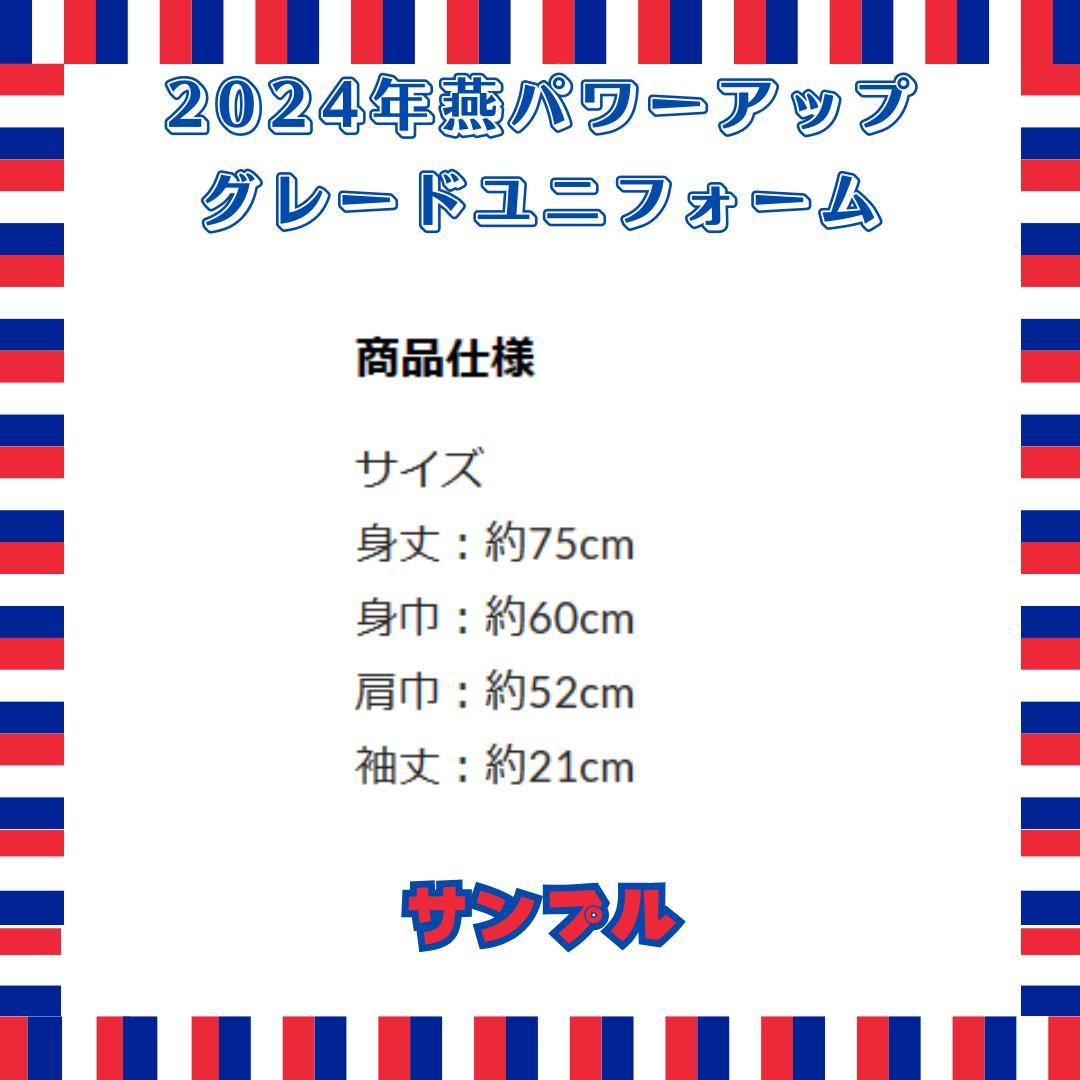 【期間限定品・未開封】2024年燕パワーアップ ユニフォーム　オスナ