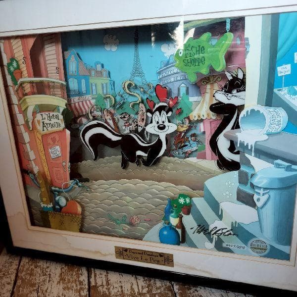 限定 貴重 ルーニーテューンズ ペペルピュー ペネロペ アニメーションフレーム