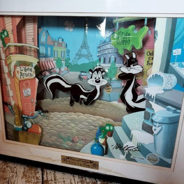 限定 貴重 ルーニーテューンズ ペペルピュー ペネロペ アニメーションフレーム