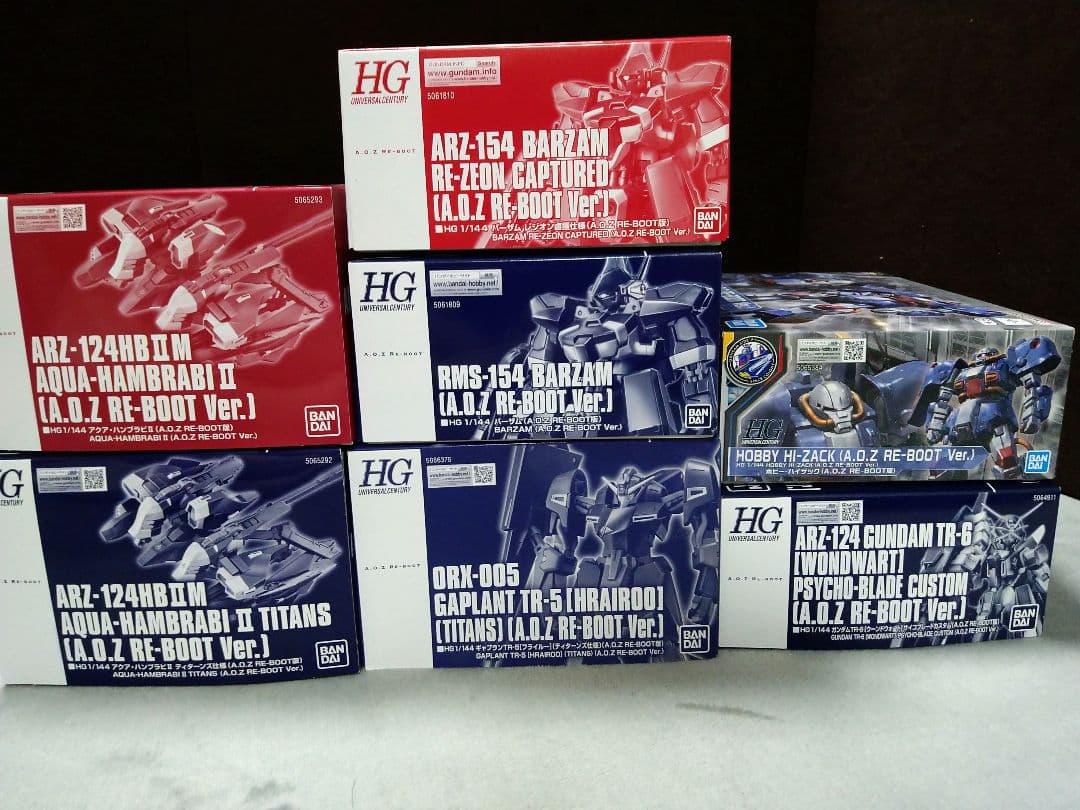 HG ギャプラン ウーンドウォート バーザム ハンブラビ ハイザック ガンプラ