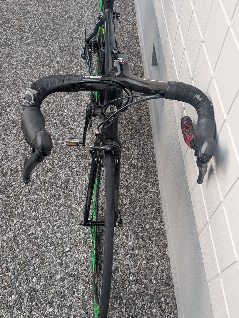 アルミフレーム　Bianchi ロードバイク 　自転車アサヒ　ベルガモ