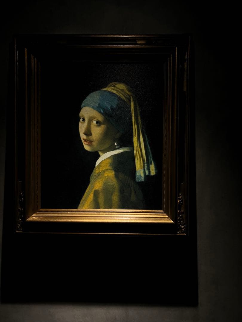 ヤン・フェルメール【真珠の耳飾りの少女】　保証書あり　美品