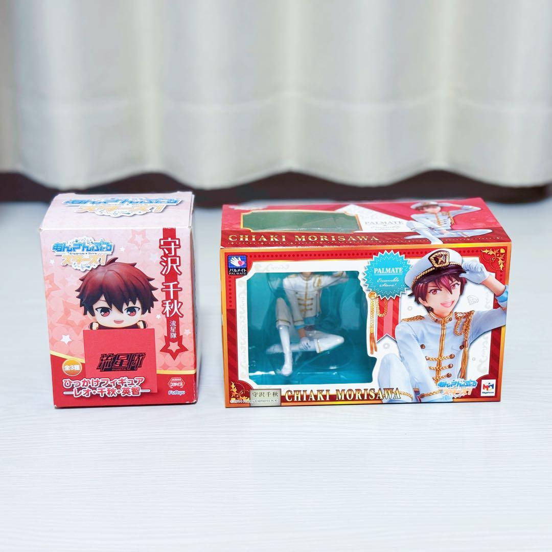 【美品】 あんさんぶるスターズ！ 守沢千秋 パルメイト・ひっかけフィギュアセット