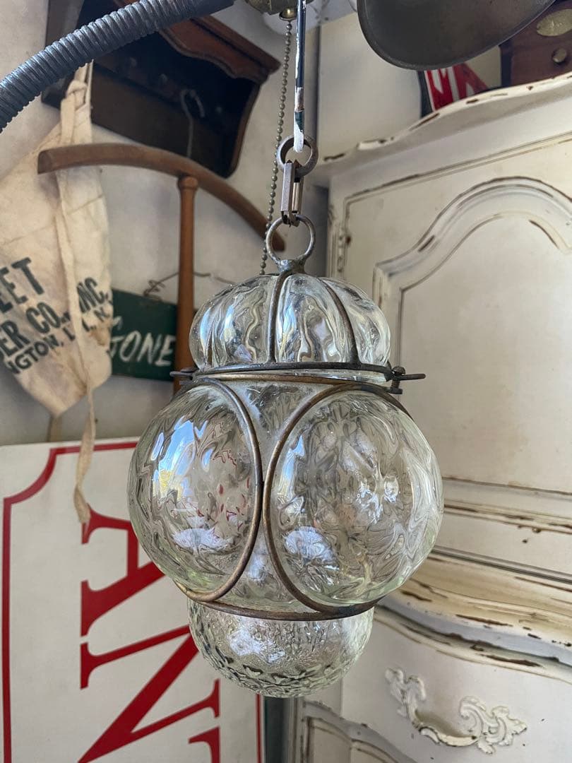 Takashiムラーノ　ガラス　ペンダントライト　ランプ　シェードレア