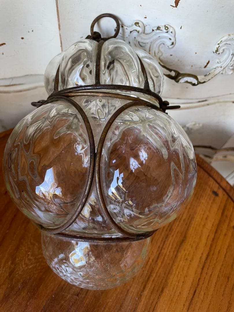 Takashiムラーノ　ガラス　ペンダントライト　ランプ　シェードレア