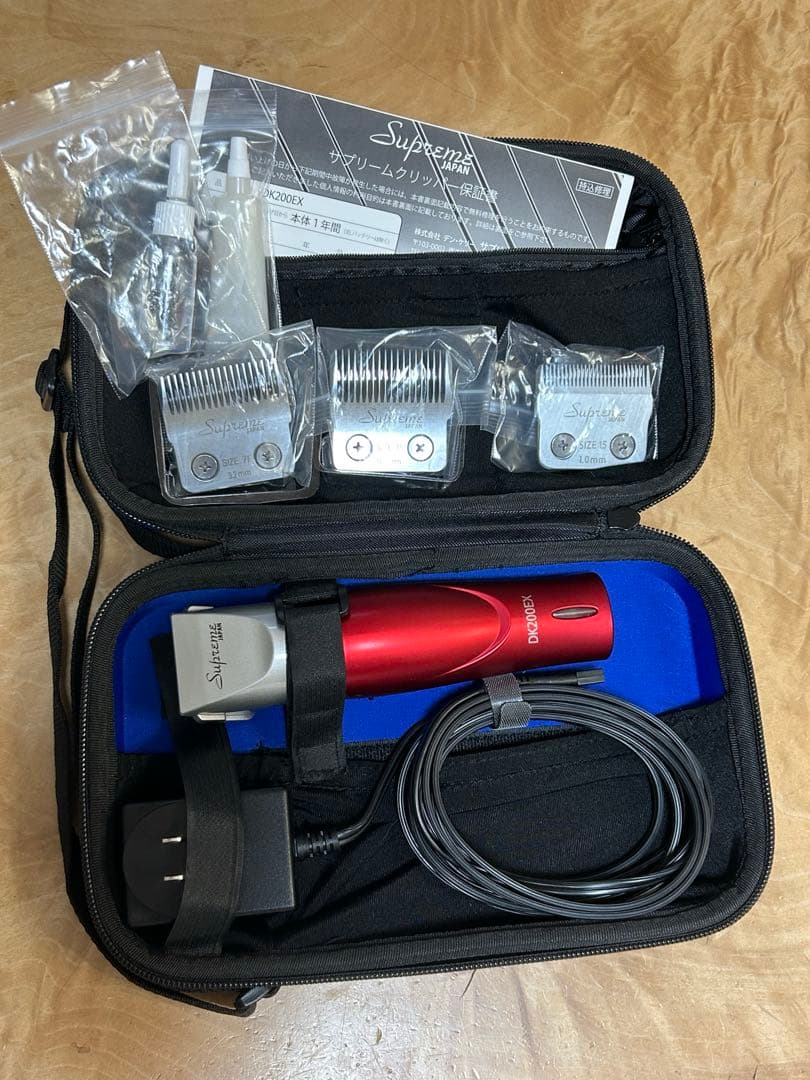 ☆SUPREME(サプリーム) ペット用バリカン。