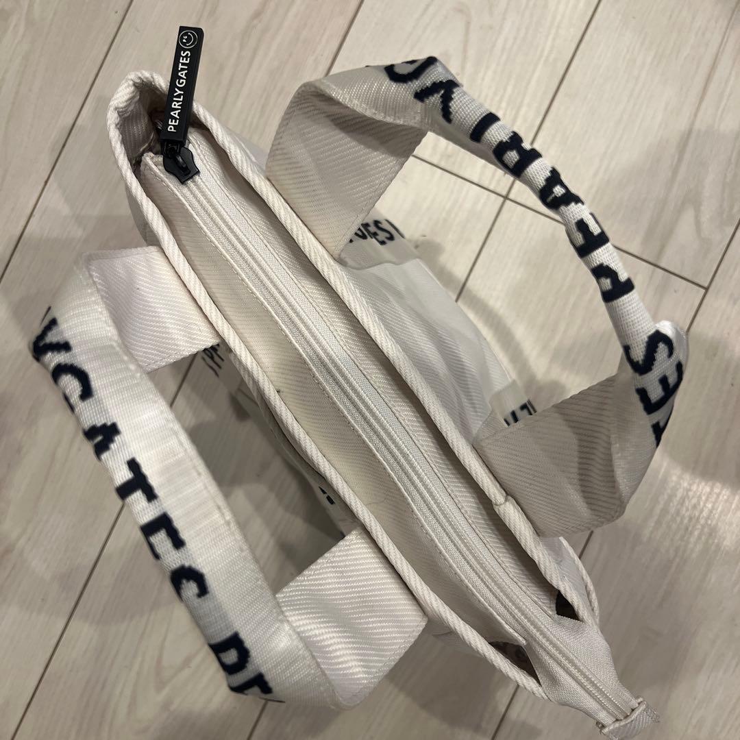 PEARLY GATES ホワイトカートバッグ