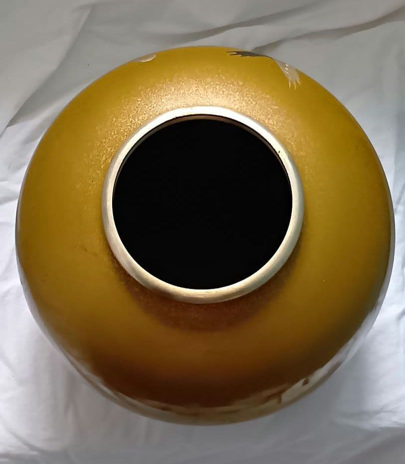 七宝焼　花びん　　⑭