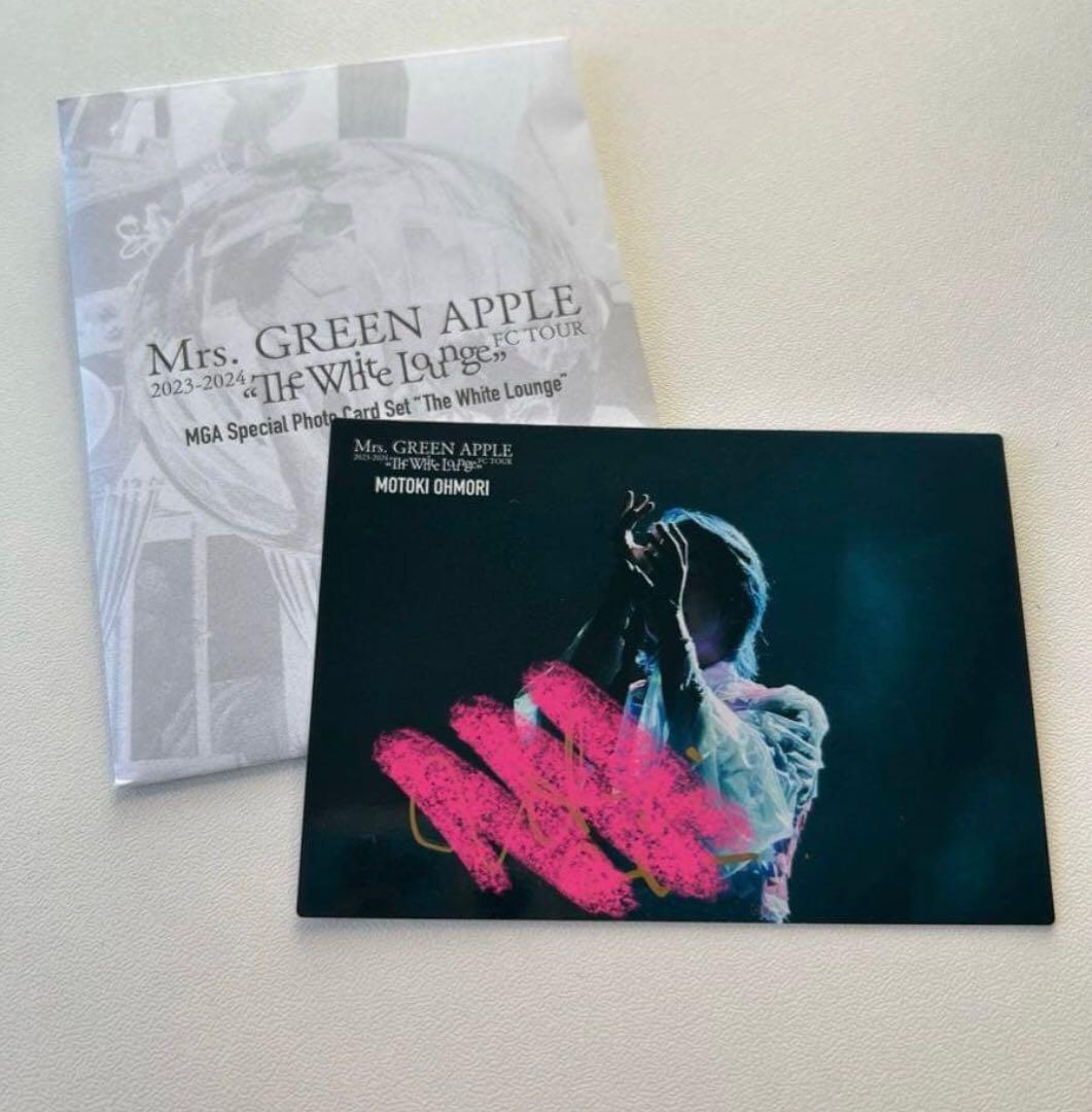 ミセスグリーンアップル　大森元貴　直筆サイン入りフォトカ