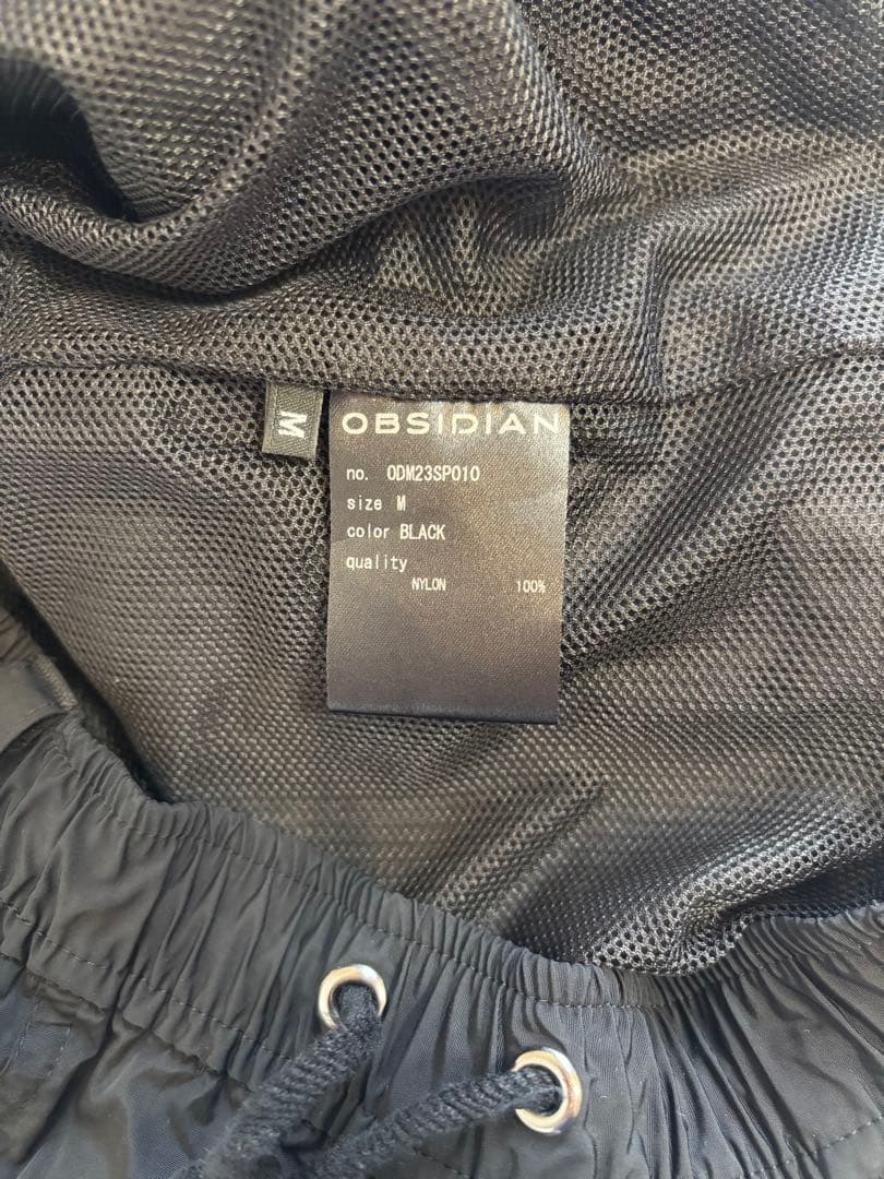 OBSIDIAN ブラック カーゴショーツ Mサイズ