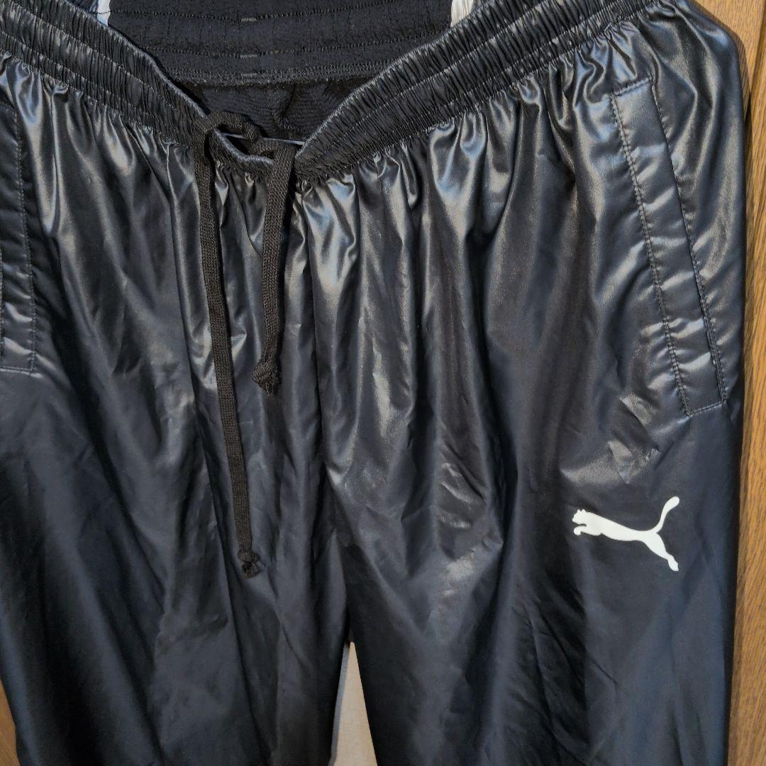 PUMA ブラック ピステパンツ ウィンドブレーカー