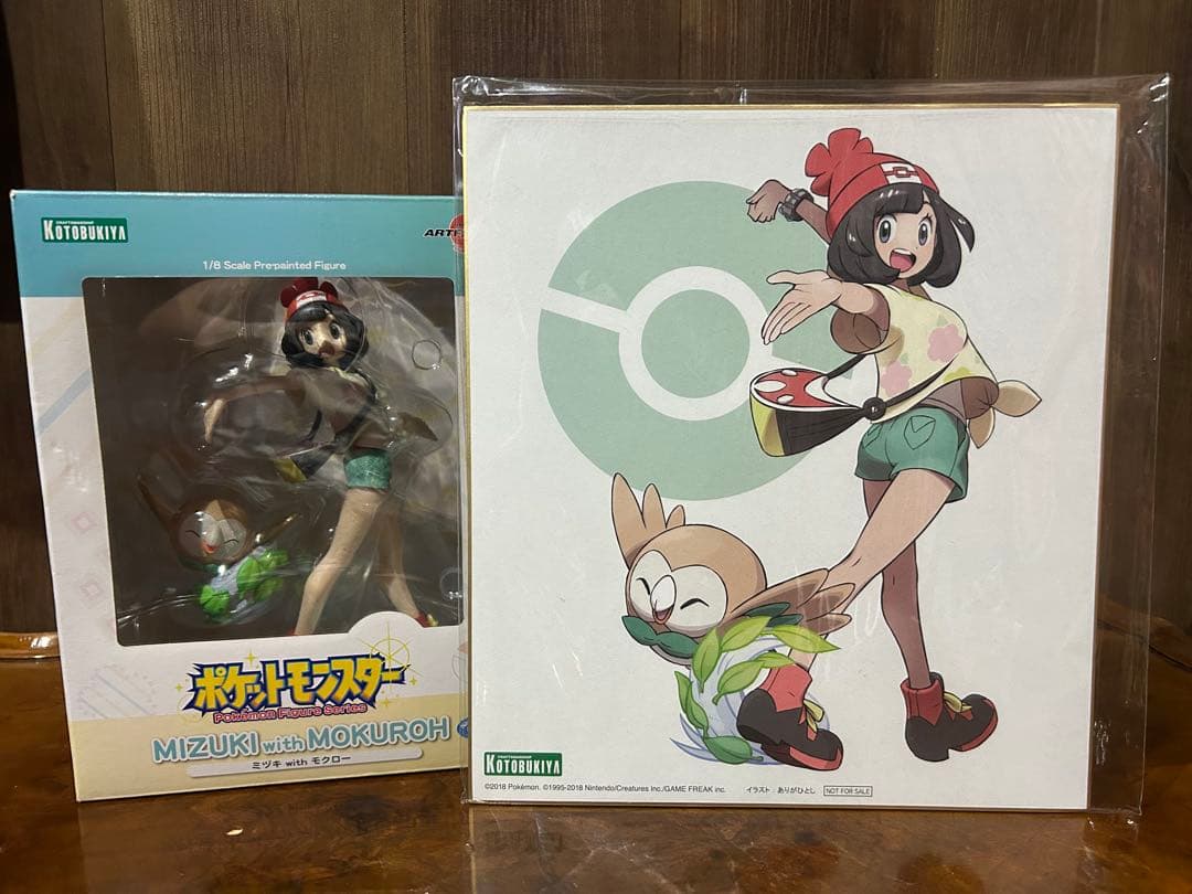 ポケモン フィギュア ミヅキ モクロー ARTFXJ 初回特典色紙付き