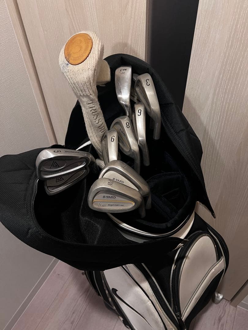 NIKE ゴルフバッグ付 ゴルフクラブ11本セット メンズ 右用 初心者〜中級者