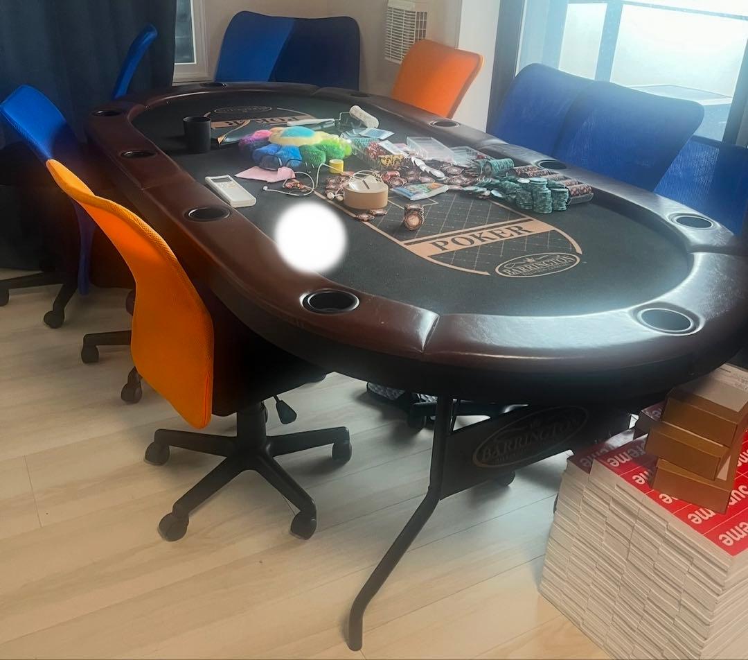 ポーカーテーブル チップ セット