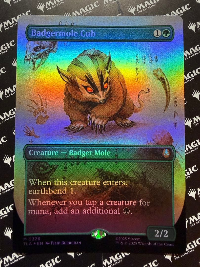 アナグマモグラの仔 Badgermole Cub 英語foil1枚