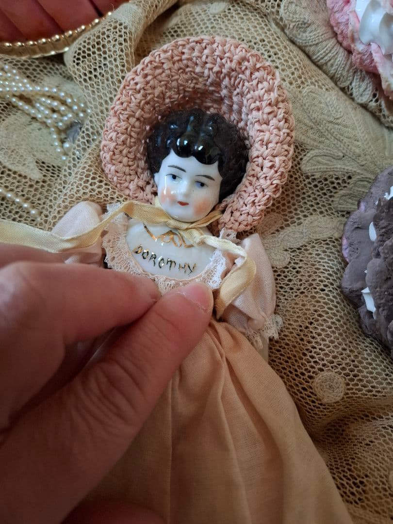 アンティーク★チャイナヘッドドール★ビスクドール★ジュモーミニョネットペグドール
