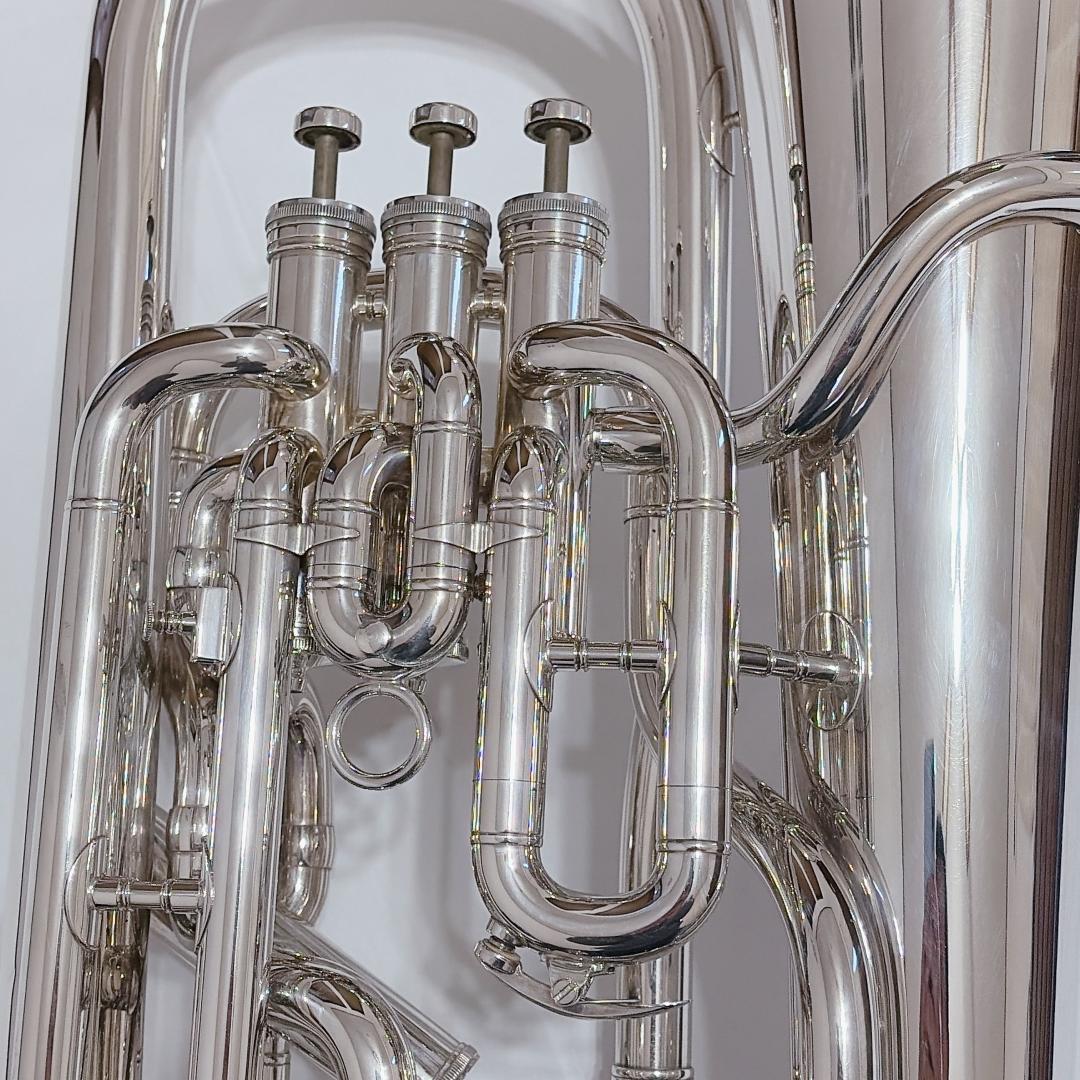 英国製ベッソン Besson ユーフォニアム BE765 銀メッキ 動作良好