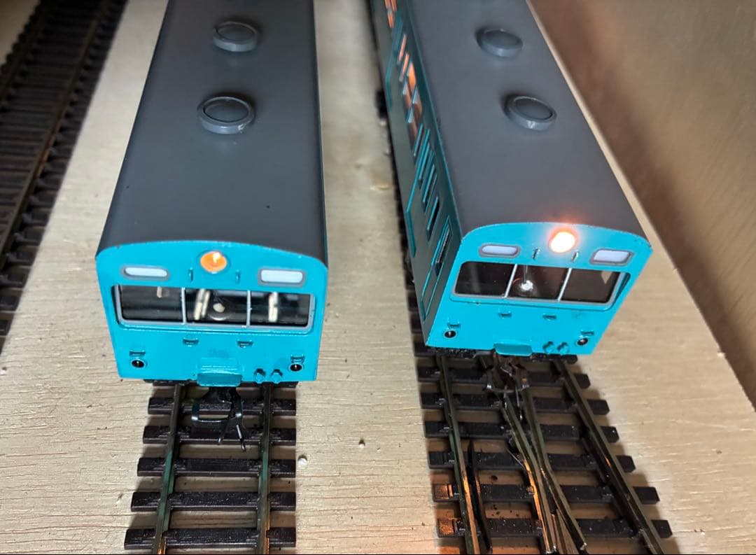 HOゲージ 103系通勤電車　スカイブルー　3両セット