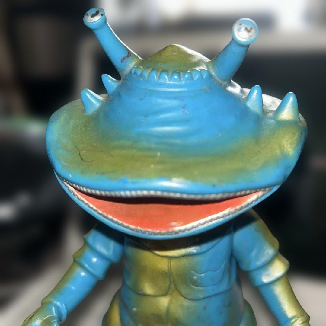 ウルトラマンシリーズ　カネゴン　ソフビ人形　ブルマーク　1991 復刻版