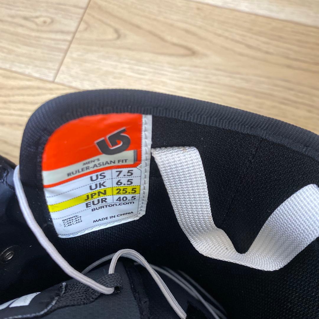 【美品】BURTON RULER-ASIAN FIT 25.5cm