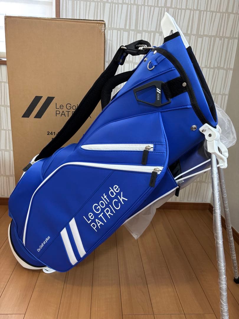 パトリック PATRICK ブルー スタンドキャディバッグ 2024 新品未使用