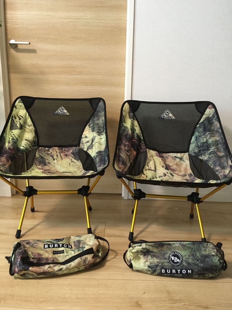 バートン× ヘリノックス　チェアワン2脚