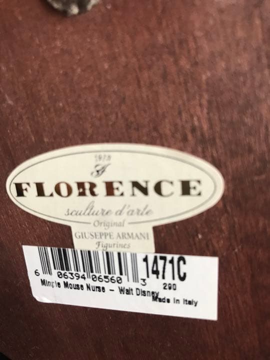 貴重✨ジョゼッペ・アルマーニ作のドクターミッキー&ナースミニー