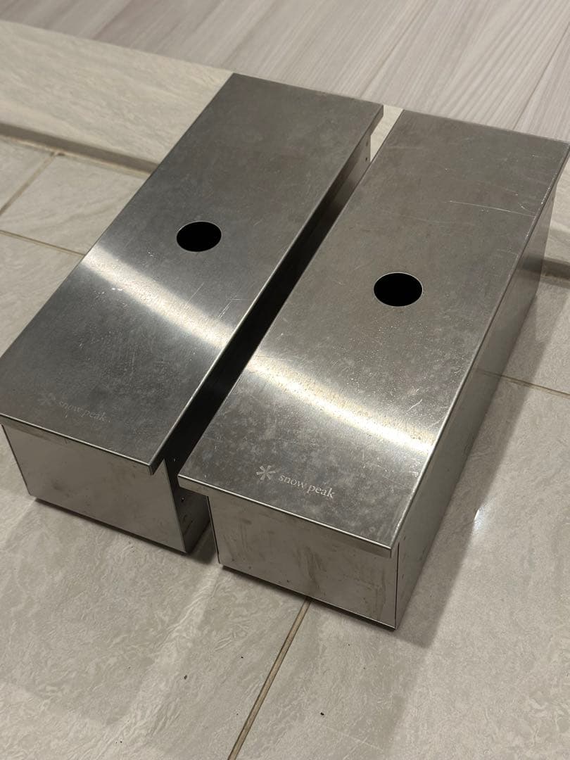 ステンボックスハーフユニット/スノーピーク/ peak/2個セット